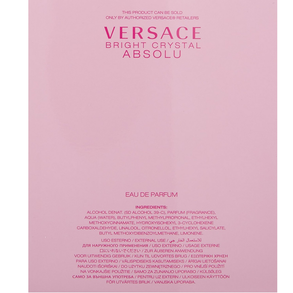 Bright Crystal Absolu by Versace | Eau de Parfum 90ml for Women