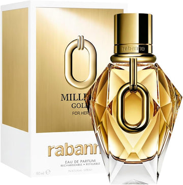 Paco Rabanne Million Gold for Her Eau de Parfum (90ml) | Bold Designer Fragrance