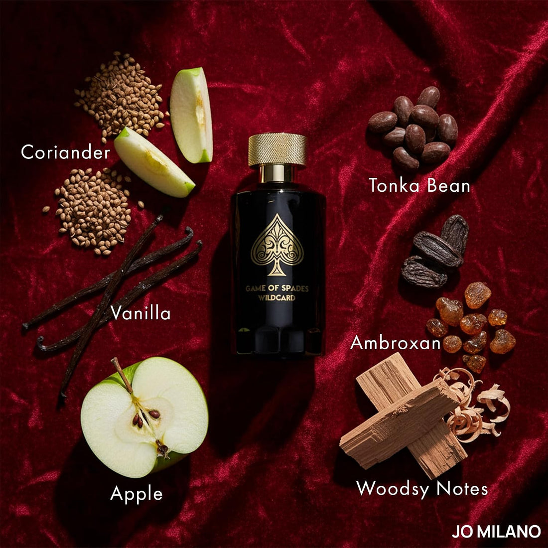 Jo Milano Game of Spades Wildcard 3.4 fl oz / 100 ml – Elegant Men Eau de Parfum, Fast USA Ship