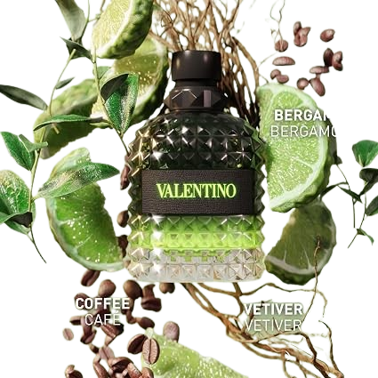 Valentino Uomo Born in Roma Green Stravaganza 3.4 oz (100 ml) for Men | Genuine Designer Fragrance – Free Delivery